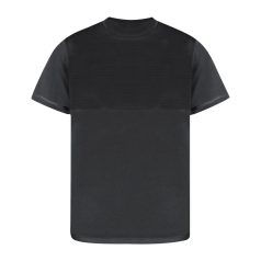   Tricou cu maneca scurta, la baza gatului, Sport, Unisex, Makito, 2410E21157, Poliester, Negru, L