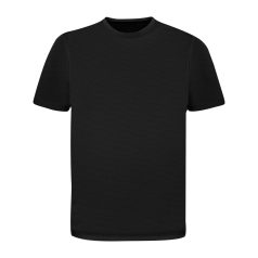   Tricou cu maneca scurta, la baza gatului, Sport, Unisex, Makito, 2410E20929, Poliester, Negru, L