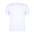 Tricou cu maneca scurta, la baza gatului, Casual, Unisex, Keya, 2410E19734, Bumbac, Alb, L