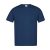 Tricou cu maneca scurta, la baza gatului, Casual, Unisex, Keya, 2410E19841, Bumbac, Albastru dark, M