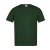 Tricou cu maneca scurta, la baza gatului, Casual, Unisex, Keya, 2410E19846, Bumbac, Verde dark, L