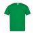 Tricou cu maneca scurta, la baza gatului, Casual, Unisex, Keya, 2410E19864, Bumbac, Verde, L