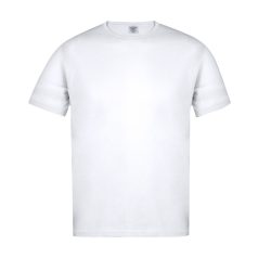   Tricou cu maneca scurta, la baza gatului, Casual, Unisex, Keya, 2410E19944, Bumbac, Alb, S