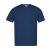 Tricou cu maneca scurta, la baza gatului, Casual, Unisex, Keya, 2410E19923, Bumbac, Albastru dark, M