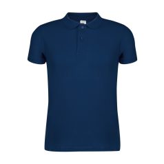   Tricou cu maneca scurta, Polo, Casual, Unisex, Keya, 2410E19960, Bumbac, Albastru dark, XXL