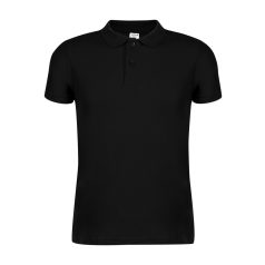   Tricou cu maneca scurta, Polo, Casual, Unisex, Keya, 2410E19948, Bumbac, Negru, L