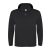 Hanorac cu gluga, casual, Unisex, Keya, 2410E18480, Bumbac, Poliester, Negru, L