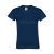 Tricou cu maneca scurta, la baza gatului, Casual, Femei, Keya, 2410E20054, Bumbac, Albastru dark, M