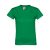 Tricou cu maneca scurta, la baza gatului, Casual, Femei, Keya, 2410E20065, Bumbac, Verde, L