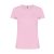 Tricou cu maneca scurta, la baza gatului, Casual, Femei, Keya, 2410E20165, Bumbac, Roz, L