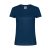 Tricou cu maneca scurta, la baza gatului, Casual, Femei, Keya, 2410E20119, Bumbac, Albastru dark, M