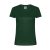 Tricou cu maneca scurta, la baza gatului, Casual, Femei, Keya, 2410E20125, Bumbac, Verde dark, L