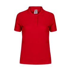   Tricou cu maneca scurta, Polo, Casual, Femei, Keya, 2410E20232, Bumbac, Rosu, XXL