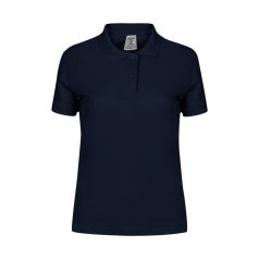   Tricou cu maneca scurta, Polo, Casual, Femei, Keya, 2410E20220, Bumbac, Albastru midnight, L