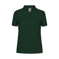   Tricou cu maneca scurta, Polo, Casual, Femei, Keya, 2410E20195, Bumbac, Verde dark, L