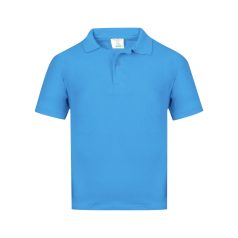   Tricou cu maneca scurta, Polo, Casual, Copii, Keya, 2410E20347, Bumbac, Albastru light, L