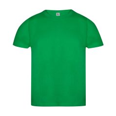   Tricou cu maneca scurta, la baza gatului, Casual, Unisex, Keya, 2410E20030, Bumbac, Verde, L