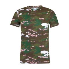   Tricou cu maneca scurta, la baza gatului, Casual, Unisex, Makito, 2410E20881, Bumbac, Multicolor, XL