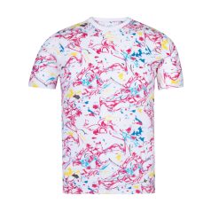   Tricou cu maneca scurta, la baza gatului, Casual, Unisex, Makito, 2410E19116, Bumbac, Multicolor, S