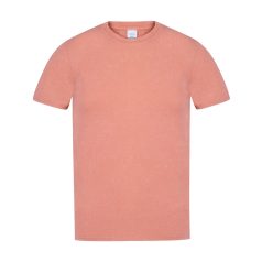   Tricou cu maneca scurta, la baza gatului, Casual, Unisex, Makito, 2410E20902, Bumbac, Portocaliu peach, L