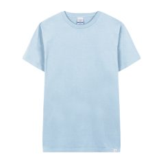   Tricou cu maneca scurta, la baza gatului, Casual, Unisex, Makito, 2410E19048, Bumbac, Albastru pastel, L