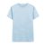 Tricou cu maneca scurta, la baza gatului, Casual, Unisex, Makito, 2410E19048, Bumbac, Albastru pastel, L