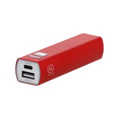   Powerbank 2600 mAh, USB-C, 2410E23146, Everestus, 21 x 94 x 26 mm, Aluminiu, Rosu