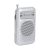 Radio FM design vintage, 2410E24200, Everestus, 68 x 126 x 30 mm, Argintiu