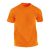 Adult color t-shirt, unisex, L, S-XXL, 20FEB13055, Bumbac, Portocaliu