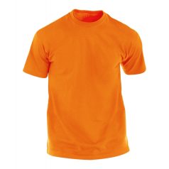   Adult color t-shirt, unisex, M, S-XXL, 20FEB13056, Bumbac, Portocaliu