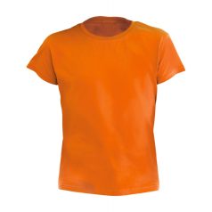   Kid color t-shirt, unisex, 43955, 20FEB2437, Bumbac, Portocaliu