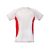 Sport t-shirt, unisex, S, S-XXL, 20FEB16706, Poliester, Rosu, Alb