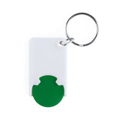   Breloc cu fisa, 28×51×4 mm, Everestus, 20FEB7269, Plastic, Verde