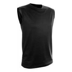 T-shirt, unisex, L, S-XXL, 20FEB13302, Poliester, Negru