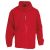 Fleece jacket, unisex, XL, S-XXL, 20FEB9098, Polar fleece, Rosu