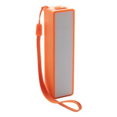   Powerbank 2000 mAh, Micro USB, 2410E23108, Everestus, 26 x 97 x 23 mm, Plastic, Portocaliu