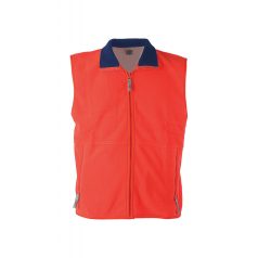 Vest, unisex, L, M-XXL, 20FEB14088, Polar fleece, Rosu