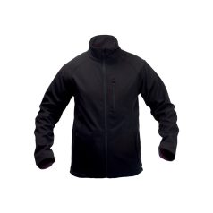   Softshell jacket, unisex, M, S-XXL, 20FEB16462, Poliester, Elastan, Negru