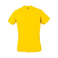   Sport t-shirt, unisex, XXL, S-XXL, 20FEB17015, Poliester, Galben