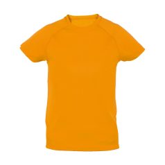   Kids sport t-shirt, unisex, 44175, 4-5, 6-8, 10-12, 20FEB16914, Poliester, Portocaliu