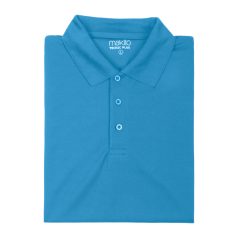   Tricou Polo, Unisex, maneca scurta, Makito, 2401E14285, Poliester, Albastru light, S