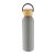 Sticla de apa bidon sport, Everestus, 42FEB231099, 600 ml, Ø66x230 mm, Aluminiu, Bambus, Gri