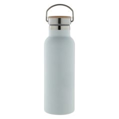   Termos, 21MAR2687, 500 ml, Ø 70x220 mm, Everestus, Otel, Bambus, Alb