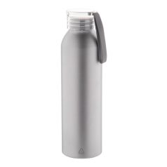   Sticla de apa sport 600 ml, 2401E17759, Everestus, ø66x230 mm, Aluminiu, Silicon, Argintiu