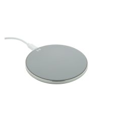   Incarcator wireless 15 W, 2402E19103, Everestus, ø99x6 mm, Aluminiu, Argintiu