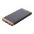 Baterie externa 5000 mAh, USB-C, 2502E14959, Everestus, 68 x 137 x 10 mm, Aluminiu, Negru