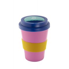   Customisable Cana termos, cup, 300 ml, ø93×130 mm, 20FEB8610, Plastic, Roz