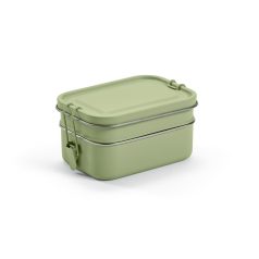   Caserola pranz, 1050 ml, 2407E20597, Aodaci, 16.8x8.5x12.1 cm, Otel, Verde heather